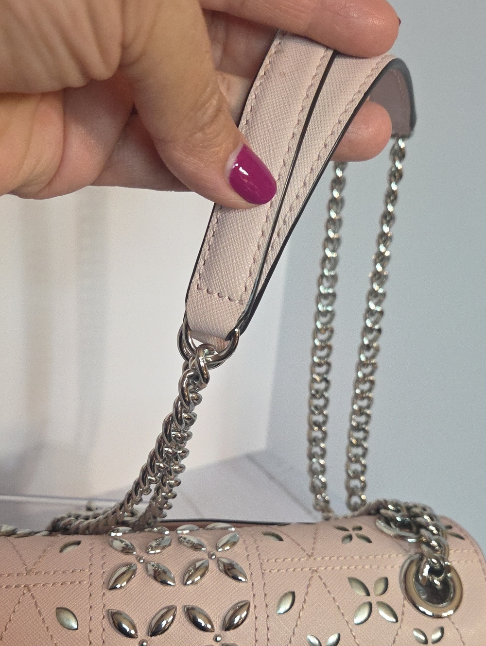 Michael Kors Tina Medium Shoulder Flap Bag - Picture 8 of 13